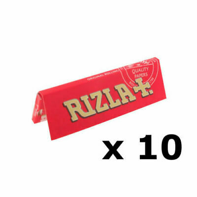 1 5 10 25 50 100 Rizla Red Regular Cigarette Smoking Rolling Paper Genuine