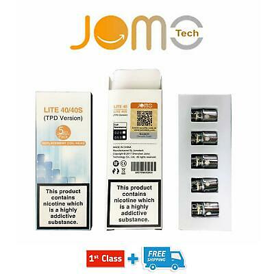 Jomo Tech Lite 40 / Lite 40S - 5 Replacement 0.5 Sub-Ohm Coils(TPD VERSION)