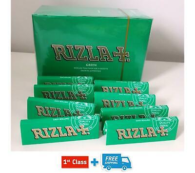 RIZLA GREEN MEDIUM SMOKING ROLLING PAPERS VARIETY BOOKLETS. (1/2/3/4/5/10/100)