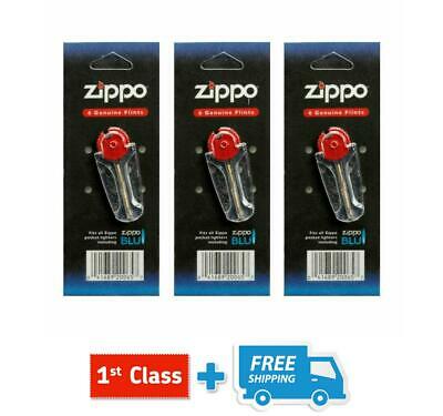3 PACKS 100% GENUINE ZIPPO LIGHTER 18 FLINTS GENUINE ORIGINAL FREE POSTAGE