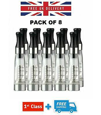 8 Clear CE4 E-Cig Atomizer Clearomizer Atomiser Clearomiser Vape Tanks ego 510