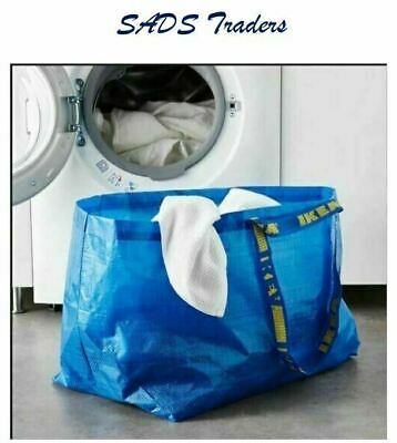 IKEA FRAKTA Large Blue Carrier Bags Moving, Laundry & Shopping Bags 1,2,3,4,5,10