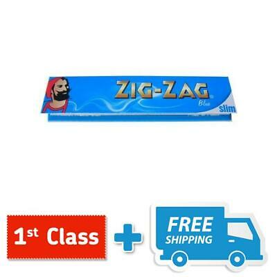 ZIG ZAG BLUE KING SIZE SLIM ROLLING PAPERS BOOKLETS  5 / 10 / 20 BOOKLETS
