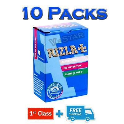 RIZLA FILTER TIPS SLIM TIPS 6mm CIGARETTE ROLLING TIPS x 150 PACK (5/10/20)