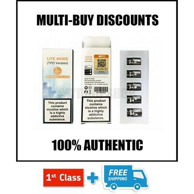 AUTHENTIC JOMO LITE 40/40S COILS Sub-Ohm Replacement Coil Heads Tank (5 Pack)