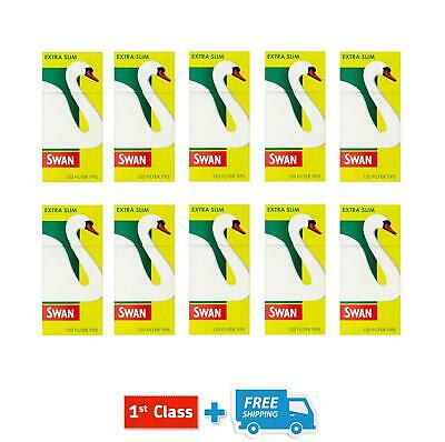 SWAN EXTRA SLIM PRE CUT CIGARETTE FILTER TIPS PACK OF 1 5 10 20 x 120 Box