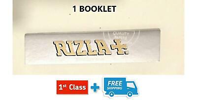 RIZLA KING SIZE SILVER ROLLING PAPERS AND RAW HEMP NATURAL UNREFINED TIPS