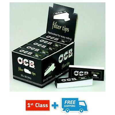 OCB ROACH FILTER TIPS PERFORATED FOR EASY ROLLING VARIETY BOOKLETS 5,10,20
