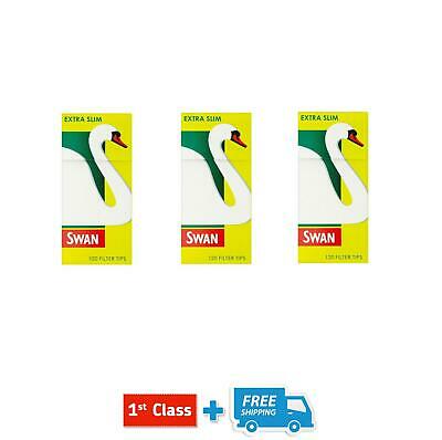 SWAN EXTRA SLIM PRE CUT CIGARETTE FILTER TIPS PACK OF 1 5 10 20 x 120 Box