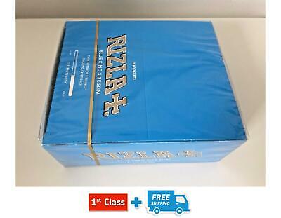 50 BLUE KING SIZE SLIM RIZLA CIGARETTE BOOKLETS SMOKING ROLLING PAPERS ORIGINAL