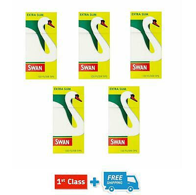 SWAN EXTRA SLIM PRE CUT CIGARETTE FILTER TIPS PACK OF 1 5 10 20 x 120 Box