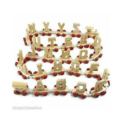 Brand New Wooden Alphabet Name Train Letters Personalised Names as Children Gift