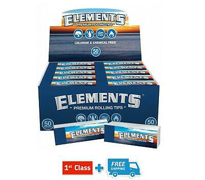 Elements Rolling Filter Tips Roaches Roach Paper Card Chlorine Chemical Free NEW