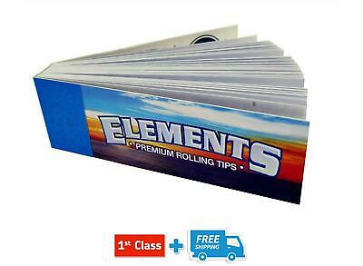 Elements Rolling Filter Tips Roaches Roach Paper Card Chlorine Chemical Free NEW