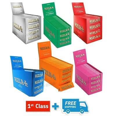 RIZLA BLUE GREEN PINK RED SILVER NATURA LIQUORICE - Regular Rolling Papers