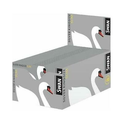 Swan King Size Silver Slim Box