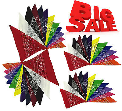 New Paisley Bandana Bandanna Headwear Hair Band Scarf Neck Wrist Wrap Headtie