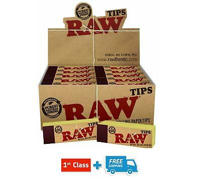 RAW Rolling Paper Smoking Chlorine Free Genuine Roach Roaches Book Filter Tips