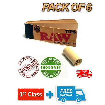 RAW Rolling Paper Smoking Chlorine Free Genuine Roach Roaches Book Filter Tips