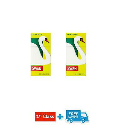 SWAN EXTRA SLIM PRE CUT CIGARETTE FILTER TIPS PACK OF 1 5 10 20 x 120 Box
