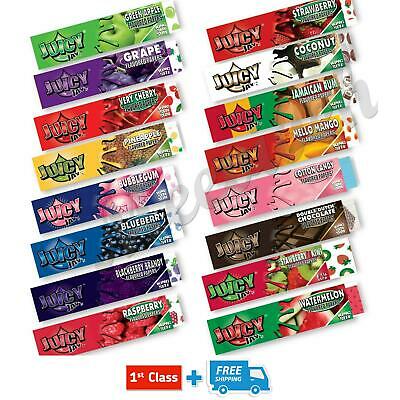 JUICY JAYS FLAVOURED KING SIZE ROLLS ROLLING SMOKING PAPERS RIPS FRUITY FLAVOURS