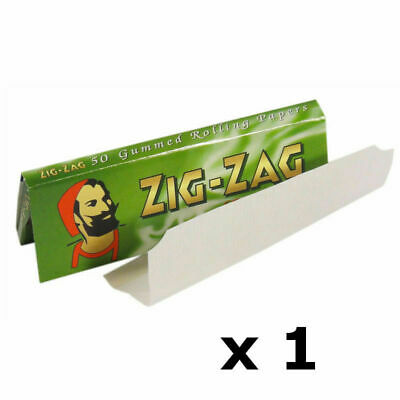 Zig Zag Green Standard Regular Cigarette Rolling Paper - Buy 1 to 100 Booklets