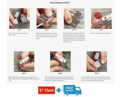 3 PACKS 100% GENUINE ZIPPO LIGHTER 18 FLINTS GENUINE ORIGINAL FREE POSTAGE