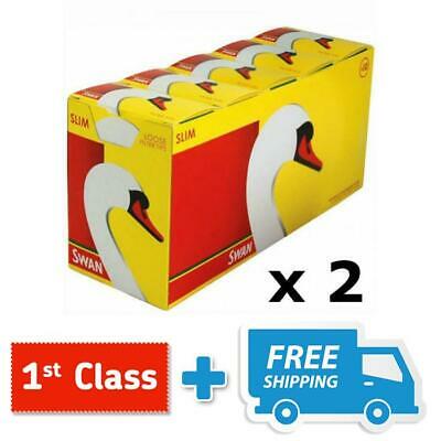 20 Packs x 165 Swan Slim line Filter Tips Slimline - Total 3300 Filter Tips