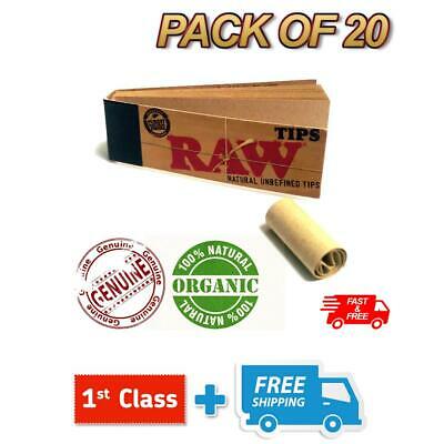 RAW Rolling Paper Smoking Chlorine Free Genuine Roach Roaches Book Filter Tips
