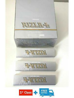 RIZLA BLUE SLIM / SILVER SLIM KING SIZE ROLLING PAPERS 10,20,30 & 50 BOOKLETS
