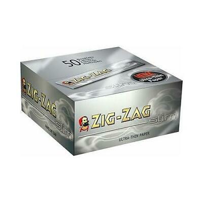 Zig-Zag King Size Silver Slim Box