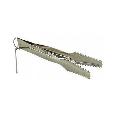 Shisha Hookah Nargile Metal Coal / Charcoal Tongs BBQ Silver Durable Quality