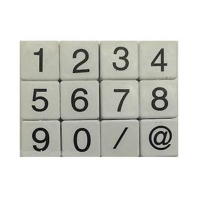 TILES WHITE/BLACK LETTERS FULL SET 100 PIECES -PLASTCI/WOODEN COLOURED