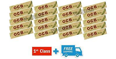OCB ORGANIC HEMP ROLLING KING SIZE SLIM PAPERS + FILTERS 5/10/20/25/32 BOOKLETS
