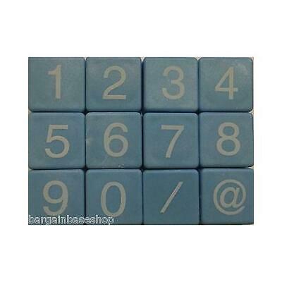 TILES WHITE/BLACK LETTERS FULL SET 100 PIECES -PLASTCI/WOODEN COLOURED