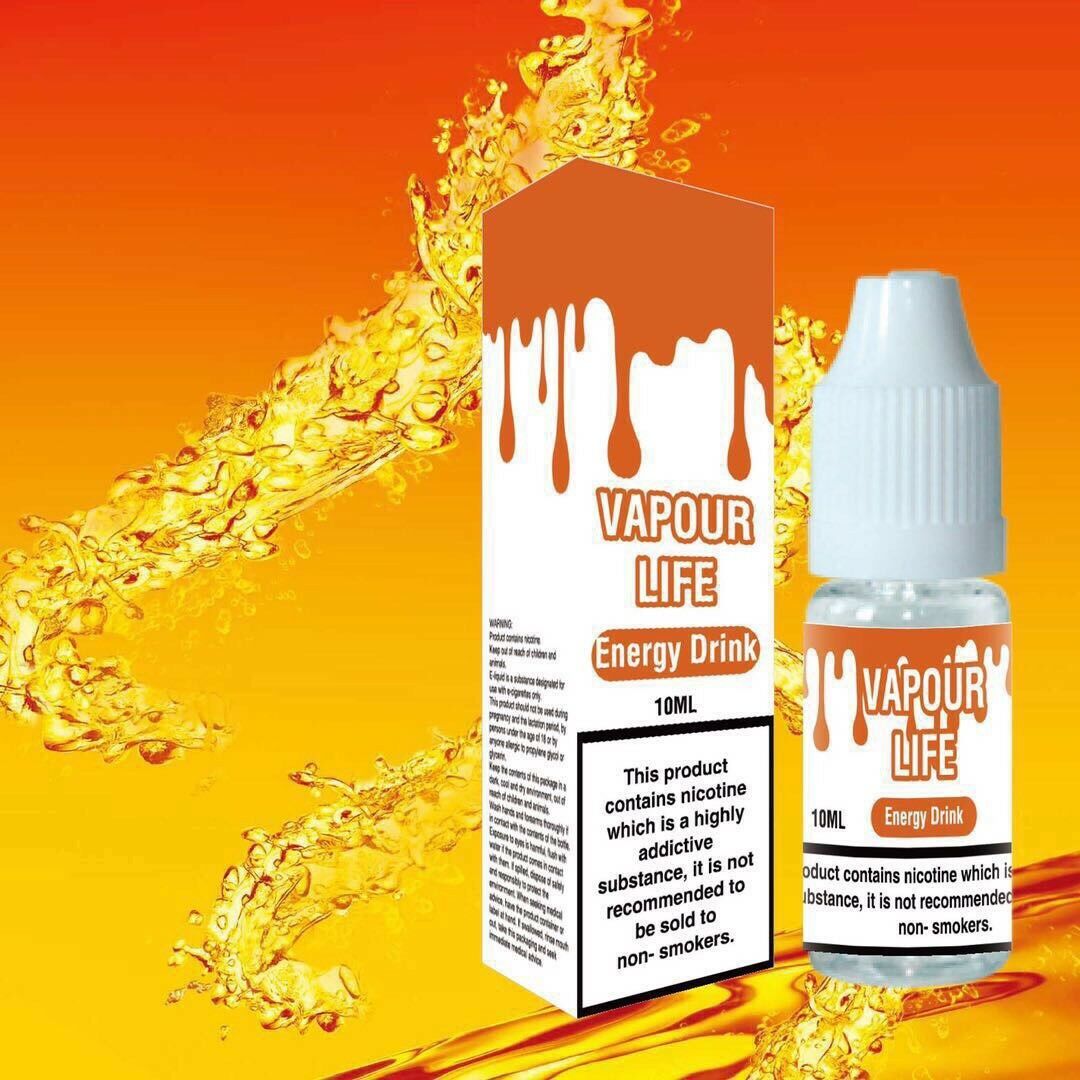 VAPOUR LIFE 10ml Strength Vape Juice E-Liquid 50vg / 50pg Cloud Chasing 12mg