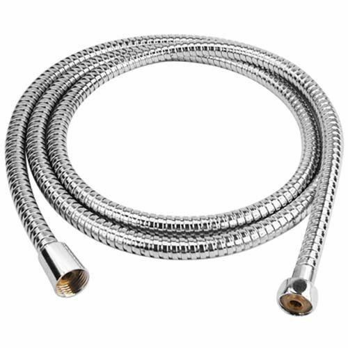 STAINLESS STEEL1.5M CHROME FLEXIBLE BATHROOM BATH SHOWER HEAD HOSE PIPE WASHERS