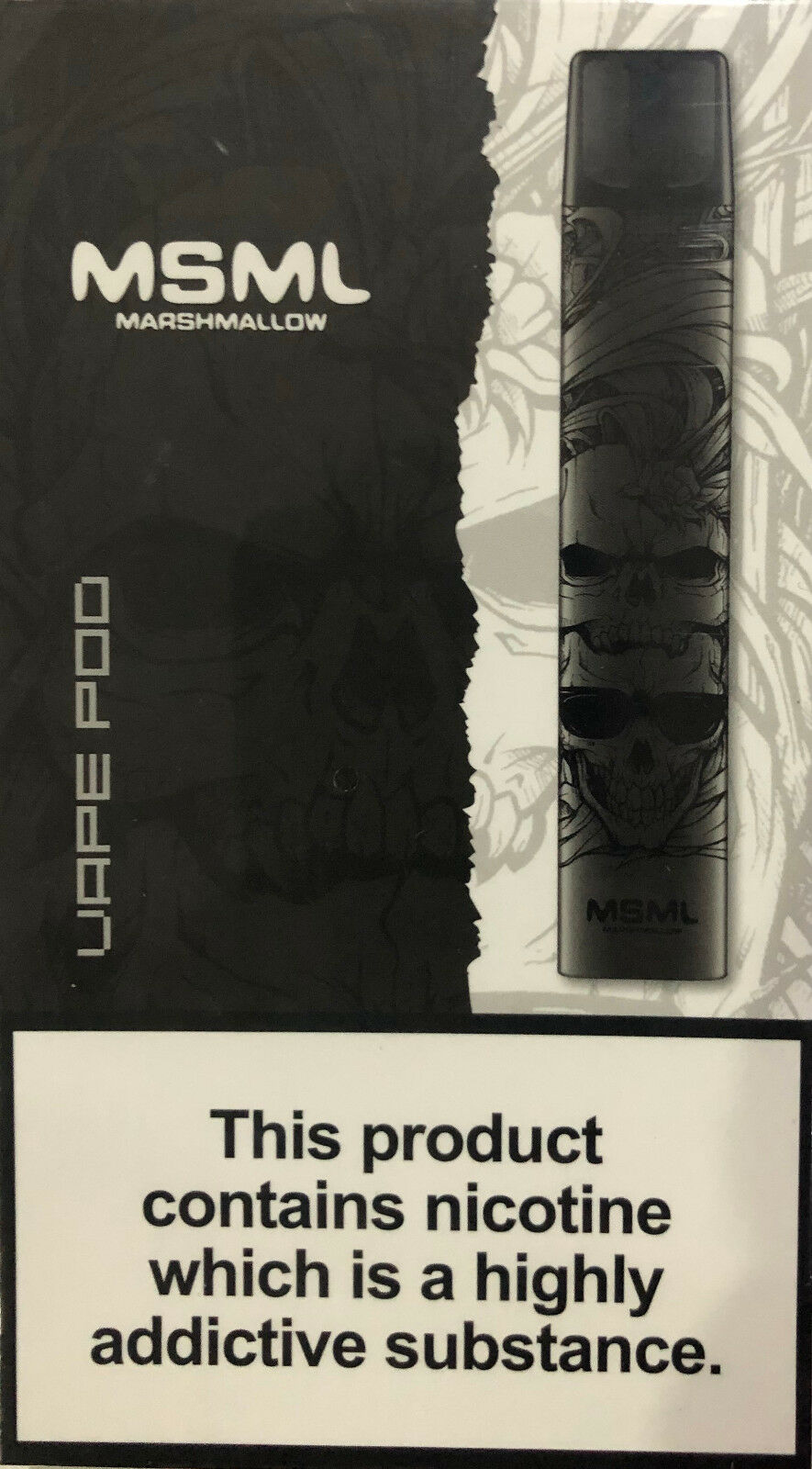 Marshmallow Pod Set ecig e Cigarette Vape Pod Closed System long lasting battery