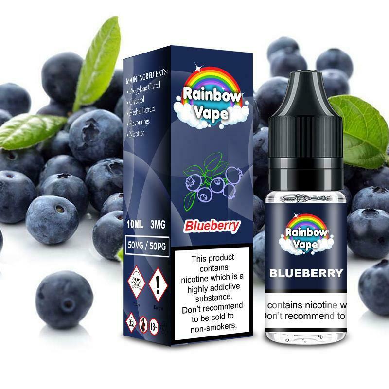 RAINBOW E Liquid Premium Vape Juice 50VG/50PG 6mg