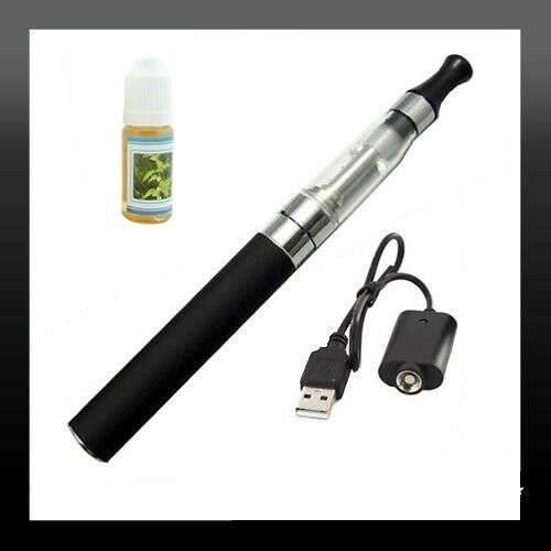 Black eShisha 900MAH Pen Refillable Rechargeable With Free 1 Juicy Flavour