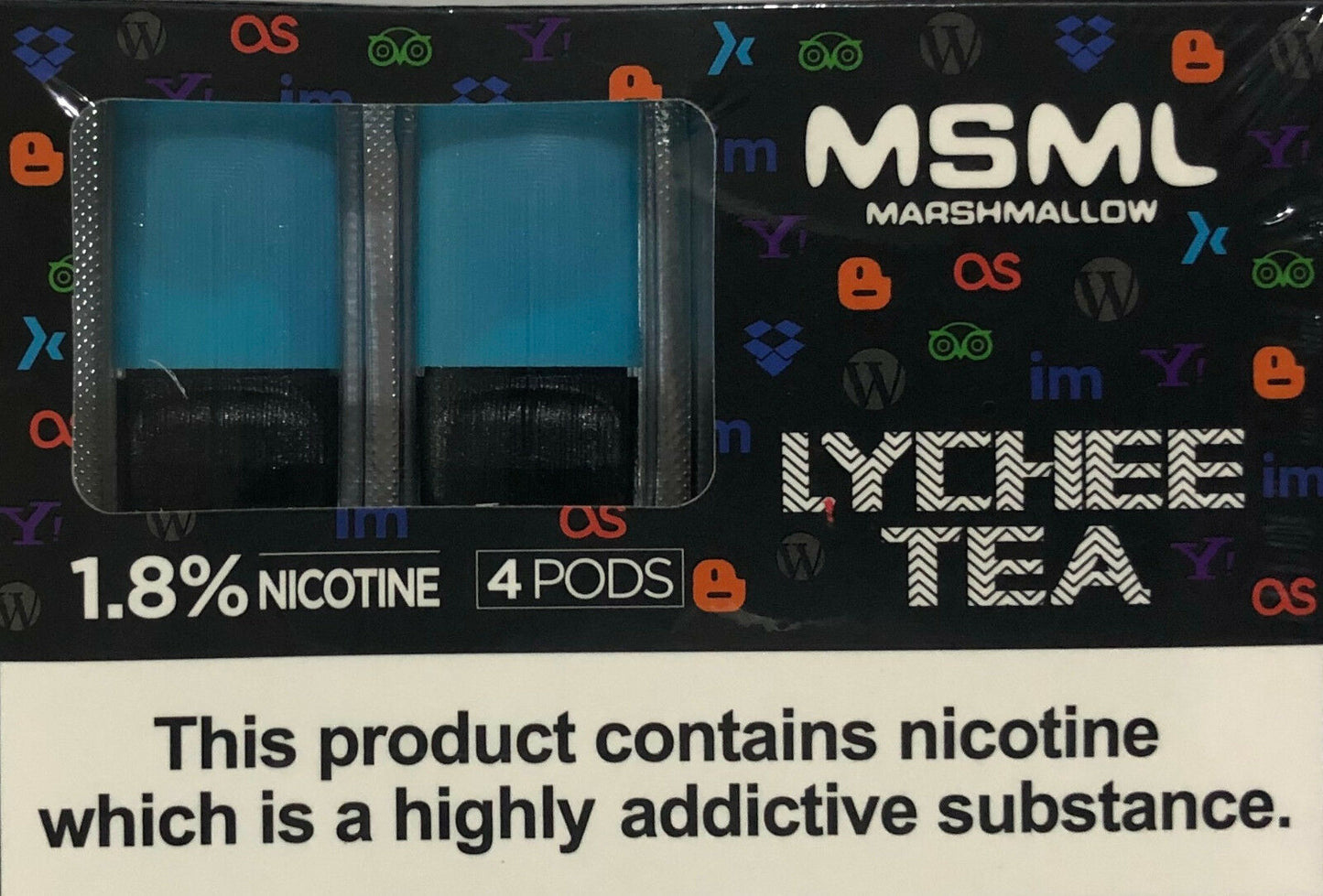 Marshmallow Pod Set ecig e Cigarette Vape Pod Closed System long lasting battery