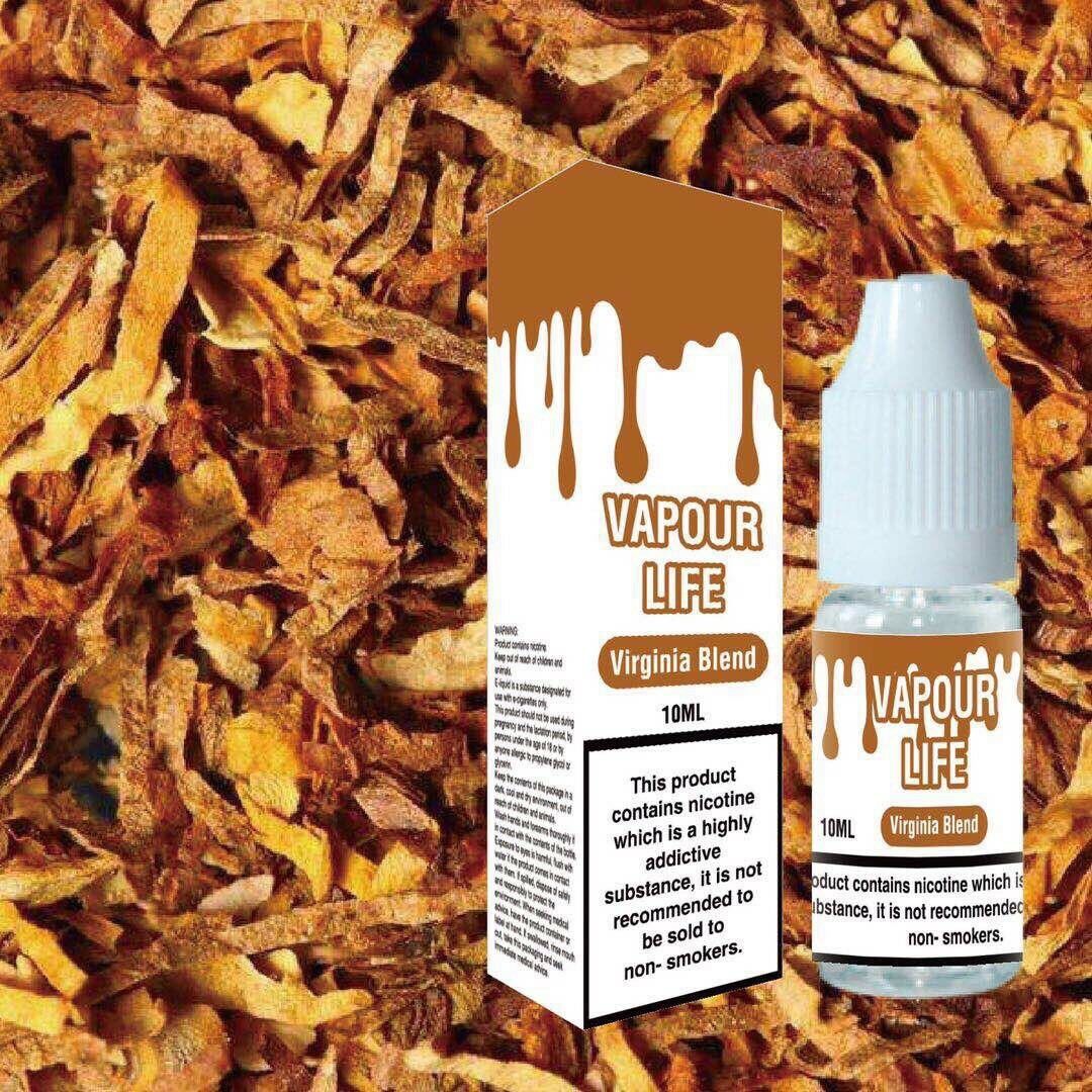 VAPOUR LIFE 10ml Strength Vape Juice E-Liquid 50vg / 50pg Cloud Chasing 18mg
