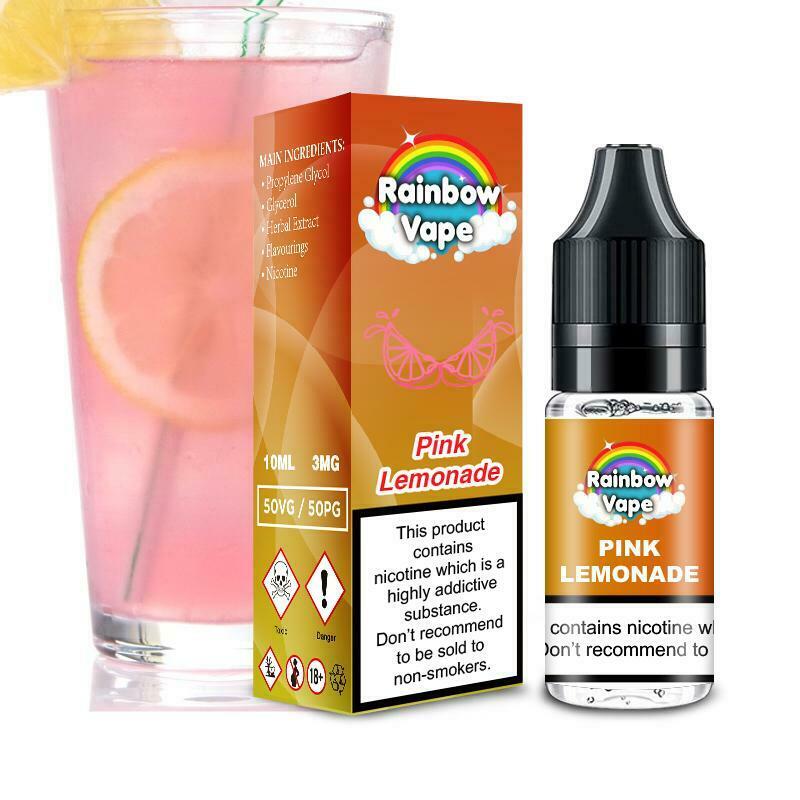 RAINBOW E Liquid Premium Vape Juice 50VG/50PG 0mg