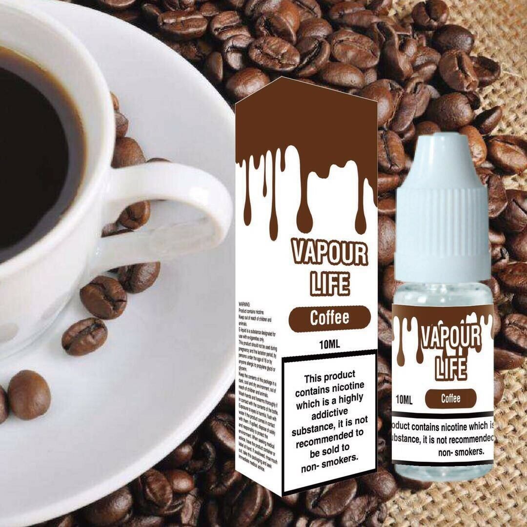 VAPOUR LIFE 10ml Strength Vape Juice E-Liquid 50vg / 50pg Cloud Chasing 0mg