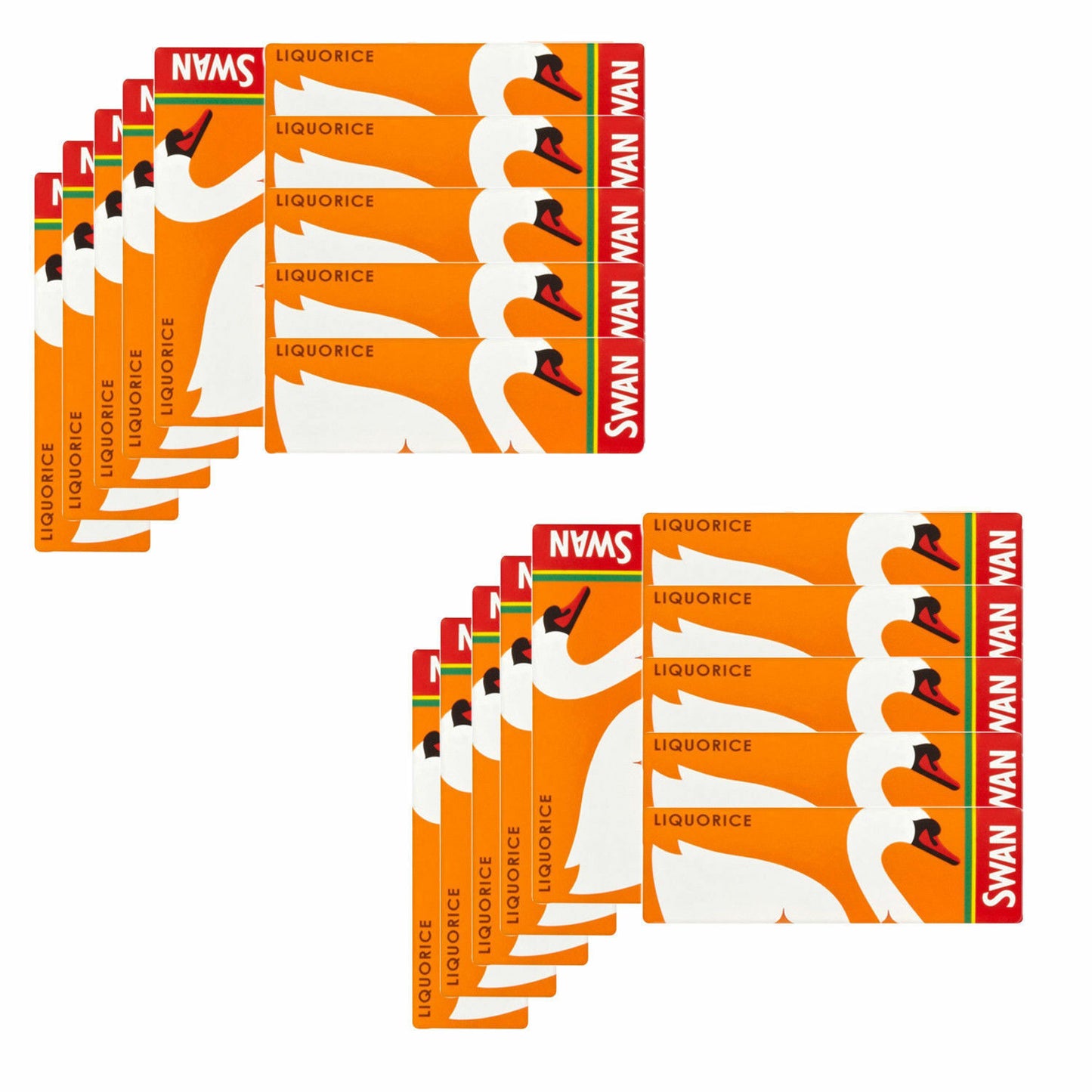 SWAN LIQUORICE ROLLING PAPER 20 BOOKLETS X 50 PAPERS = 1000 PAPERS