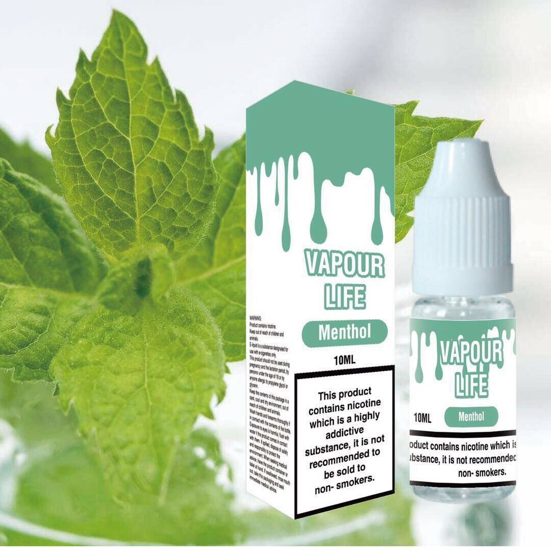 VAPOUR LIFE 10ml Strength Vape Juice E-Liquid 50vg / 50pg Cloud Chasing 0mg