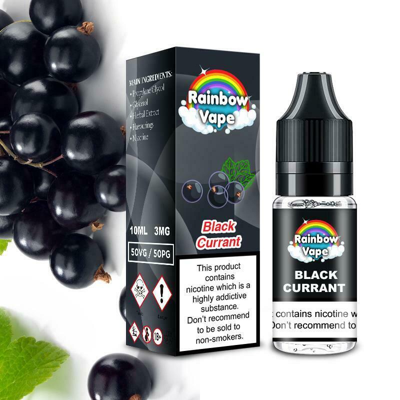 RAINBOW E Liquid Premium Vape Juice 50VG/50PG 0mg