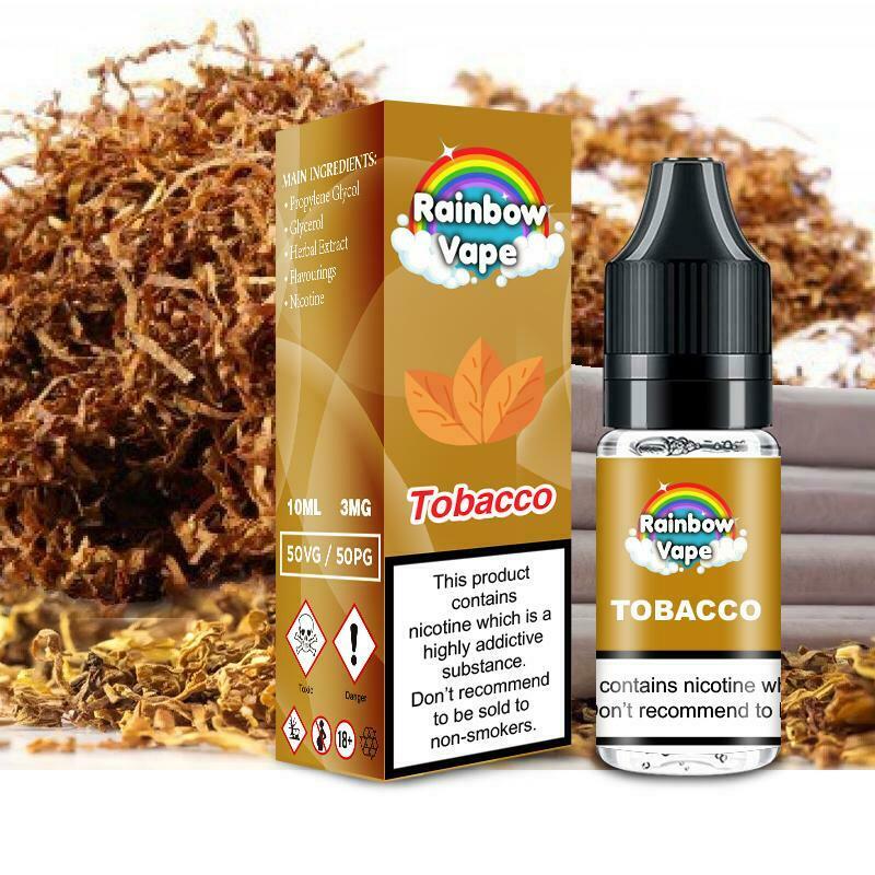 RAINBOW E Liquid Premium Vape Juice 50VG/50PG 0mg