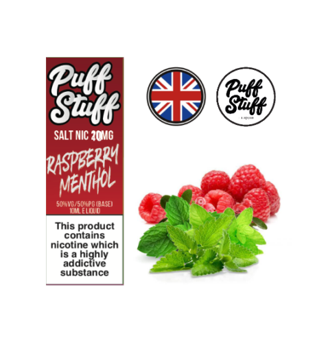 PUFF STUFF SALTS ELiquid Nic Salt Vape Juice 10ml 50VG/50PG 10mg/20mg 21 Flavour