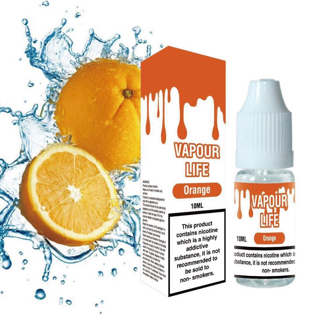 VAPOUR LIFE 10ml Strength Vape Juice E-Liquid 50vg / 50pg Cloud Chasing 0mg